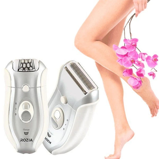 Rozia 2-in-1 Epilator & Shaver – ماكينة إزالة الشعر روزيا 2×1 قابلة للشحن (HB-6008)