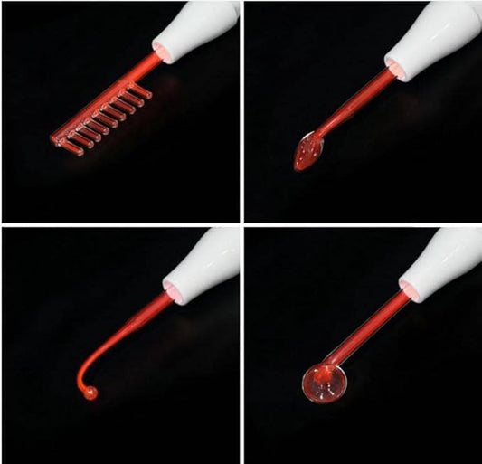 جهاز التردد العالي المحمول للعناية بالبشرة – Portable High Frequency Skin Care Device