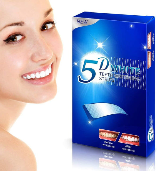 شرائط تبييض الأسنان 5D وايت | 5D White Teeth Whitening Strips