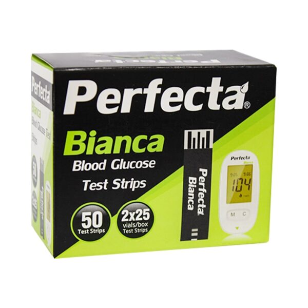 Perfecta Bianca Blood Glucose Test Strips Strips Qasr Elteb