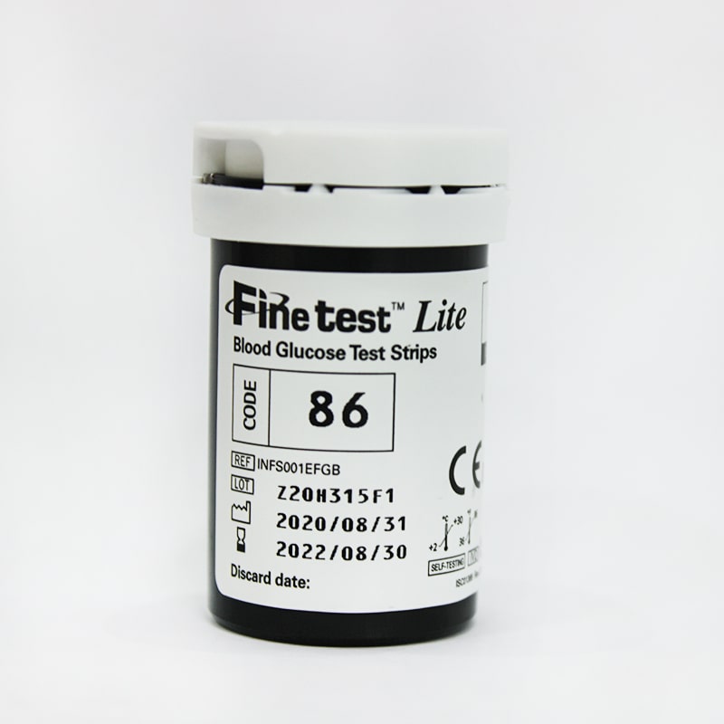 جهاز قياس السكر FINE TEST LITE – جهاز تحليل سكر الدم بدقة عالية