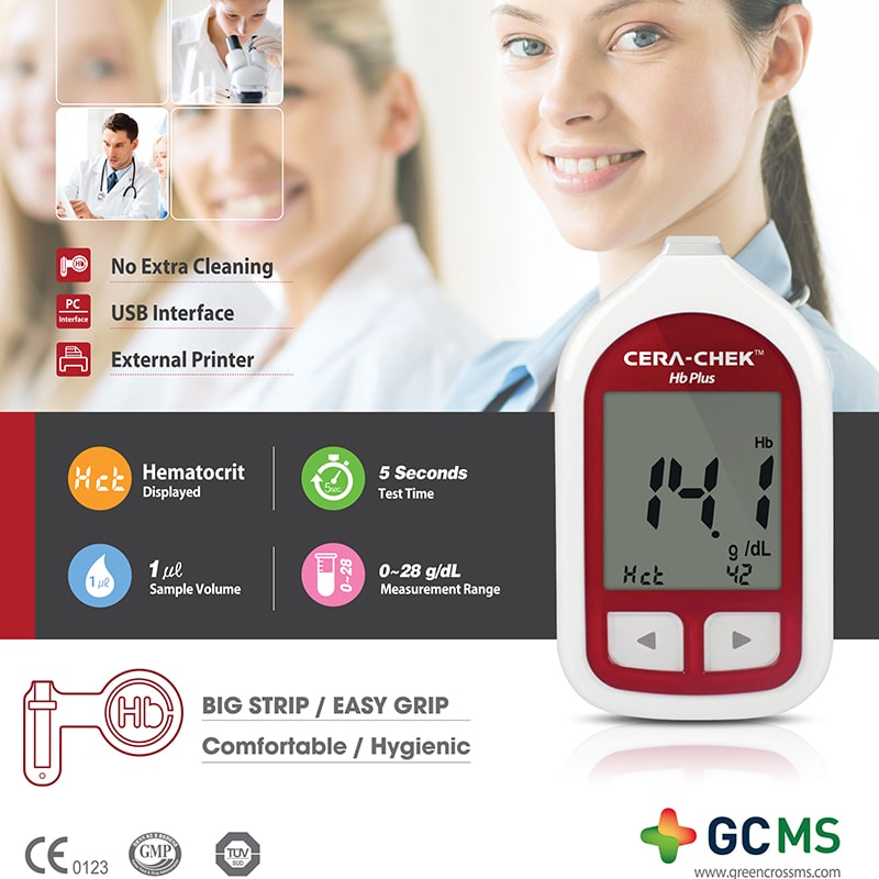 جهاز سكر ( CERA-CHECK™ Hb Plus Hemoglobin )