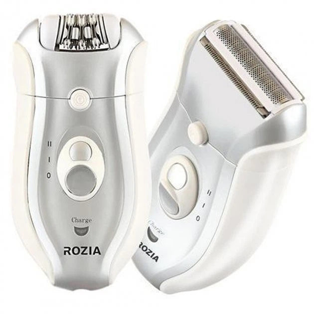 Rozia 2-in-1 Epilator & Shaver – ماكينة إزالة الشعر روزيا 2×1 قابلة للشحن (HB-6008)