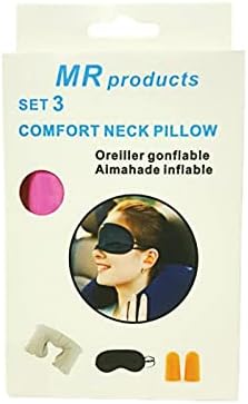 وسادة رقبة هوائية مريحة للسفر – MR Products | MR Products Inflatable Comfort Neck Pillow Set 3