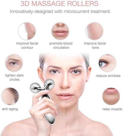 جلام رول GlamRoll – جهاز مساج ثلاثي الأبعاد للوجه والجسم | 3D Face & Body Massage Roller