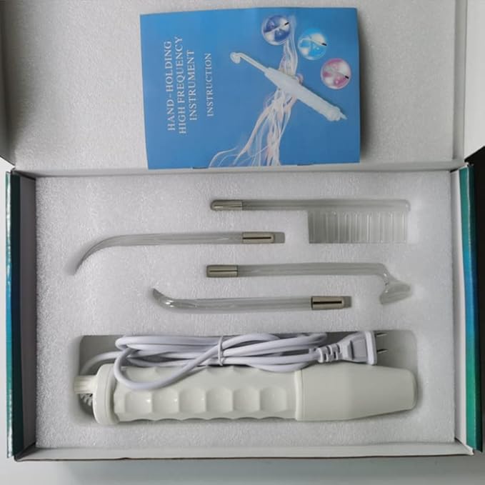 جهاز التردد العالي المحمول للعناية بالبشرة – Portable High Frequency Skin Care Device