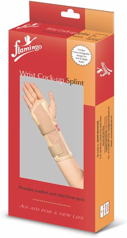 flamingo Wrist Cock-up Splint..ساند رست بدعامة فلامنجو