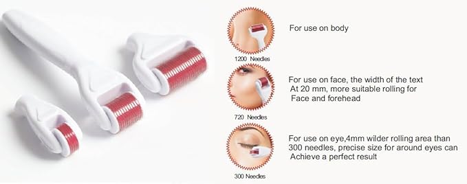 ديرما رولر 4 في 1 للعناية وتجديد البشرة | 4 in 1 Derma Roller Skin Care System