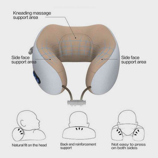 Neck massage pillow (mass).وسادة تدليك الرقبة (ماس).