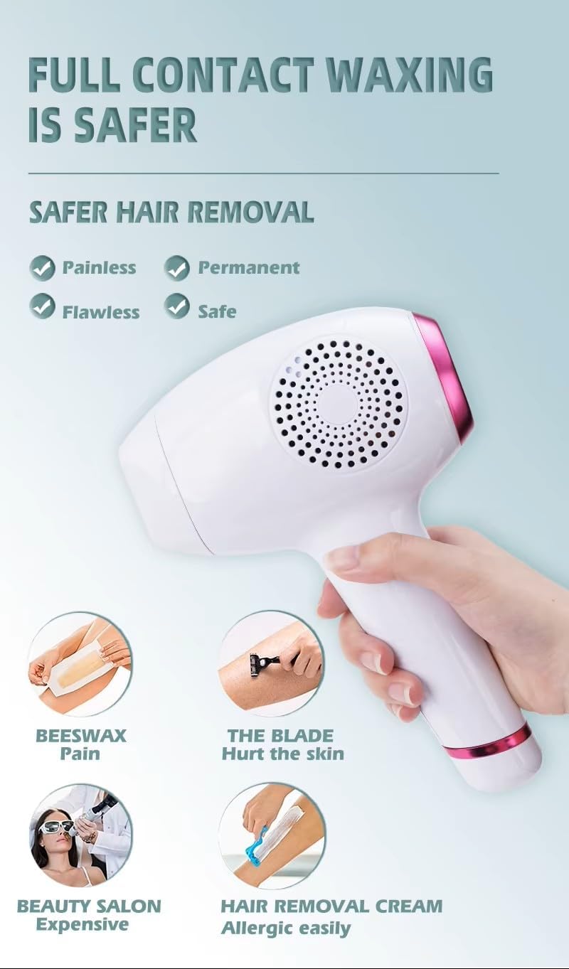 Ice Cool جهاز إزالة الشعر بالليزر المنزلي | Ice Cool IPL Laser Hair Removal Device