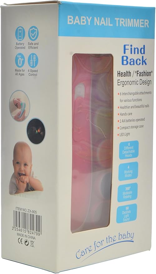 مبرد أظافر الأطفال الآمن والهادئ – Safe & Quiet Baby Nail Trimmer