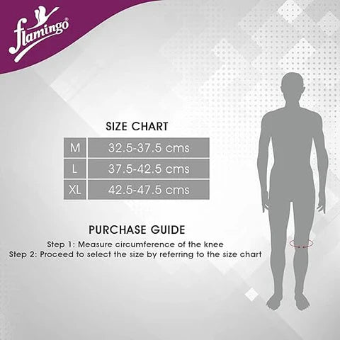 Flamingo Premium Knee Cap. فلامنجو ركبة شراب زرقاء
