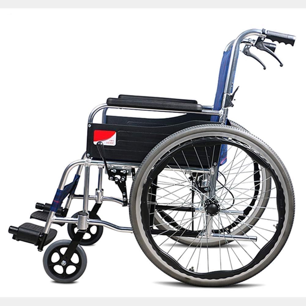 Lightweight folding medical wheelchair. كرسي طبي متحرك خفيف الوزن قابل للطي.