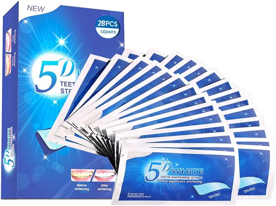 شرائط تبييض الأسنان 5D وايت | 5D White Teeth Whitening Strips