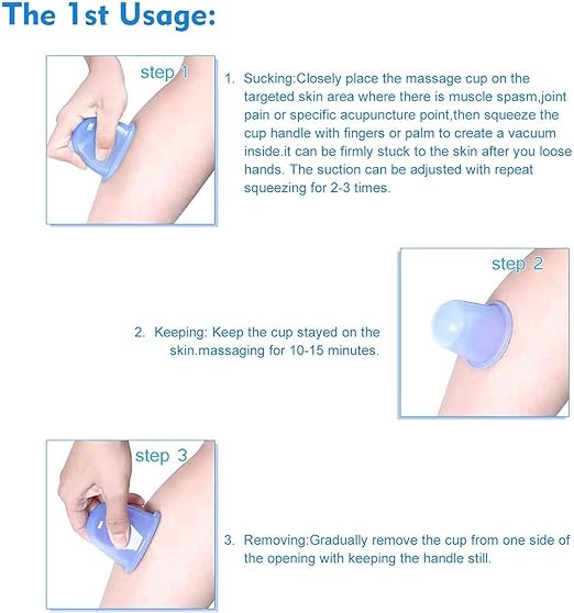 سيليكو كير طقم حجامة سيليكون | SilicoCare Silicone Cupping Set