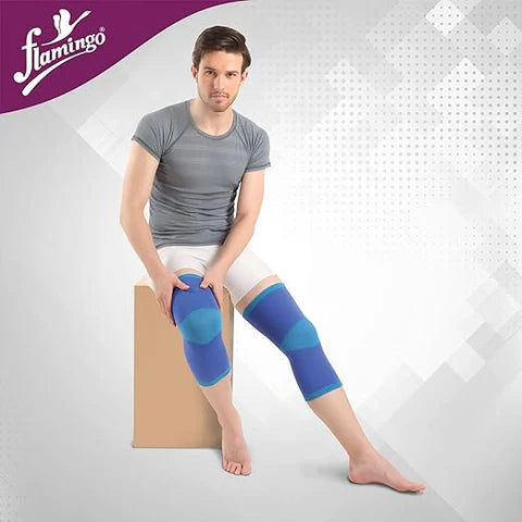 Flamingo Premium Knee Cap. فلامنجو ركبة شراب زرقاء
