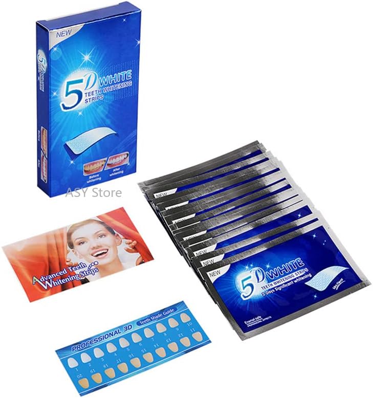 شرائط تبييض الأسنان 5D وايت | 5D White Teeth Whitening Strips
