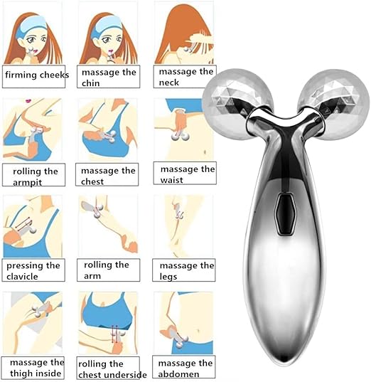 جلام رول GlamRoll – جهاز مساج ثلاثي الأبعاد للوجه والجسم | 3D Face & Body Massage Roller
