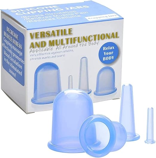 سيليكو كير طقم حجامة سيليكون | SilicoCare Silicone Cupping Set