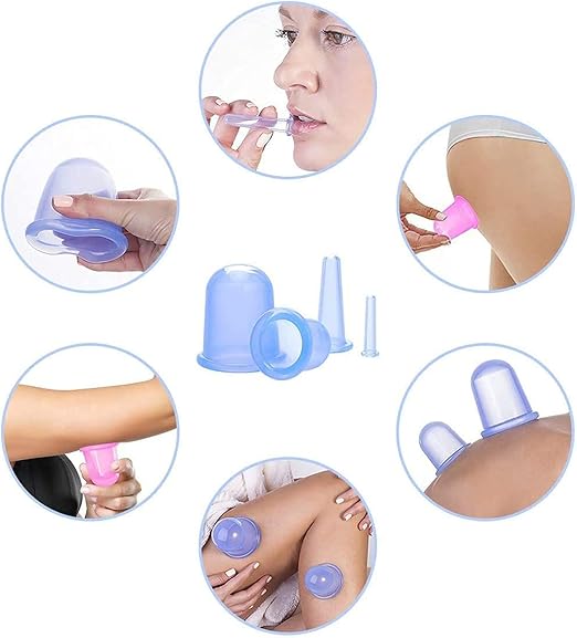 سيليكو كير طقم حجامة سيليكون | SilicoCare Silicone Cupping Set