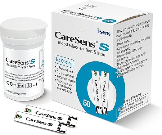 CareSens Glucose Test Strips | شرائط سكر الدم كيرسنس
