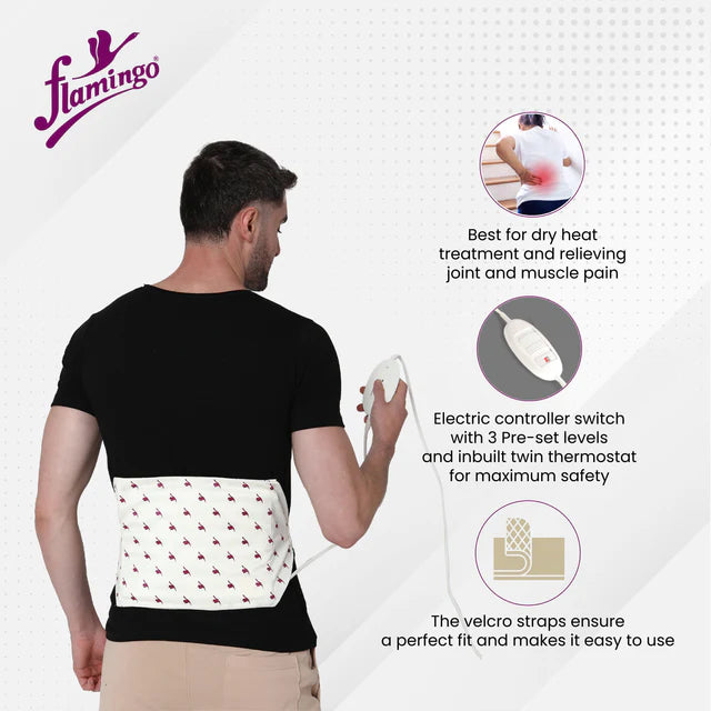 Flamingo Heat Belt .مخدة حرارية فلامينجو
