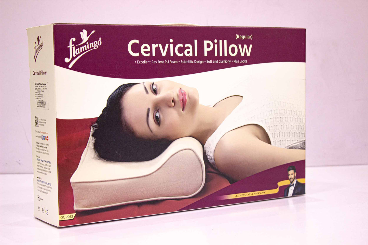 Flamingo Cervical Pillow