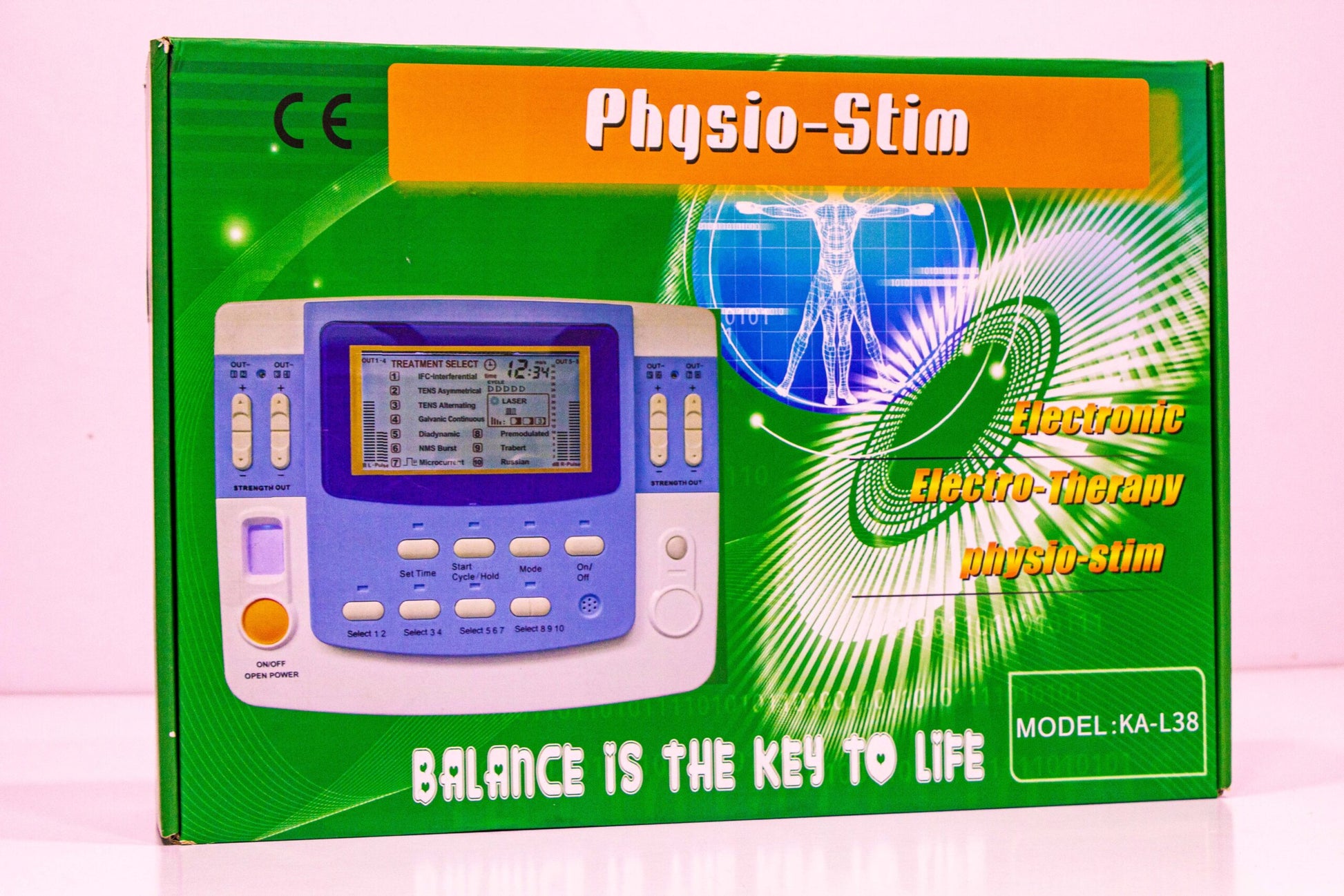 Physio-Stim KA-L38 Electro Therapy Device | جهاز فيزيو ستيم للعلاج الطبيعي الكهربائي
