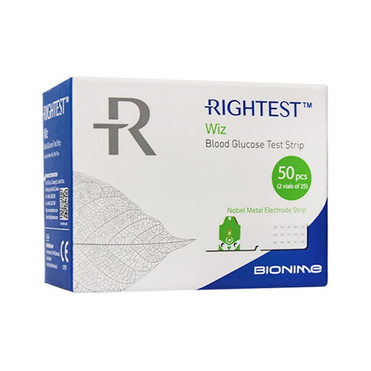 شرائط سكر ( RIGHTTEST WIZ ) ( BIONIME ) 50 شريط