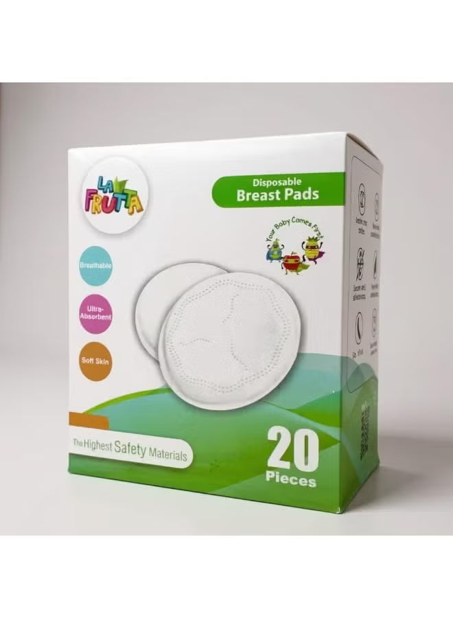 (La Frutta) - وسادات ثدي للاستخدام مرة واحدة 20قطعة Disposable Breast Pads