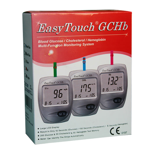 ايزي تاتش 3 في 1 وحدة GCHb جلوكوز الدم