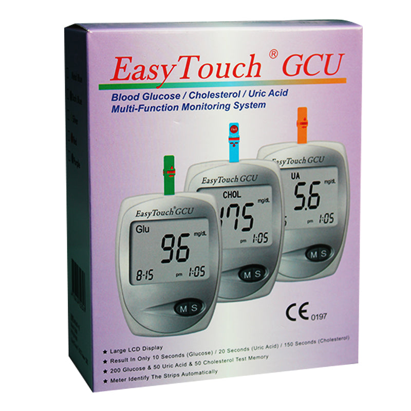 ايزي تاتش 3 في 1 وحدة GCU جلوكوز الدم