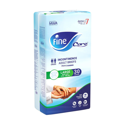 حفاضة لكبار السن بلزق (FINE CARE)