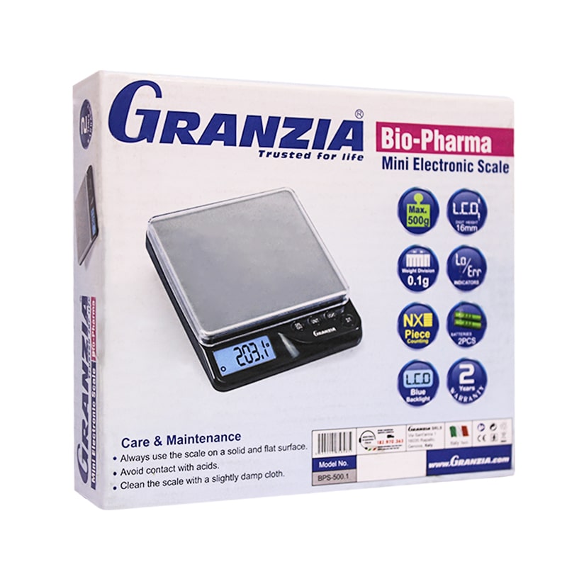 ميزان جرامات ( GRANZIA BIO-PHARMA ) 500 جرام