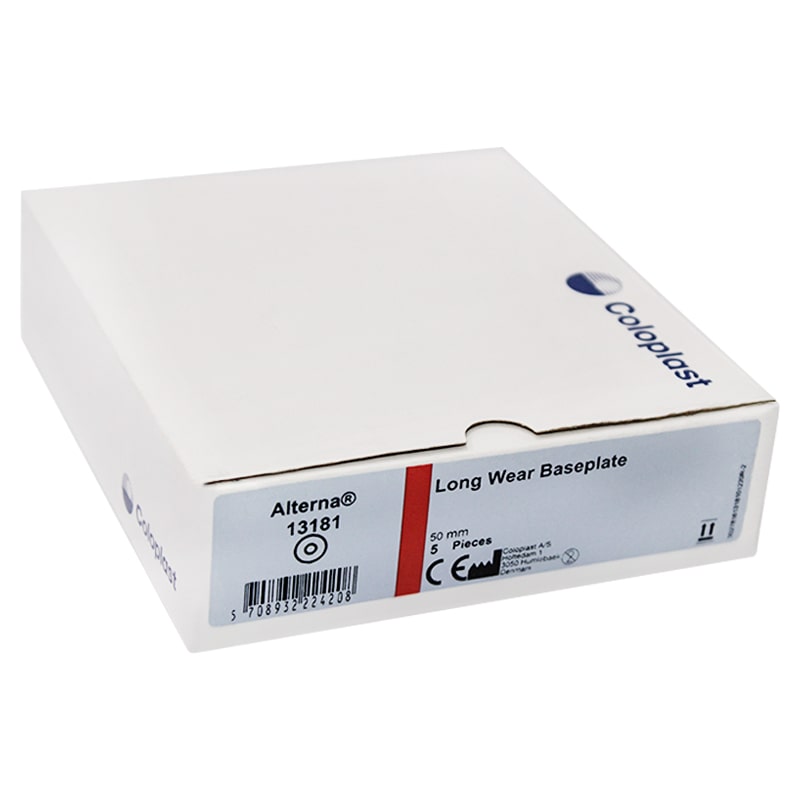 Coloplast Alterna Long Wear Base Plate (50mm) Pack Of 5  .  فلانشة 50 مم ( Coloplast ) ( 5 قطع في العبوة )