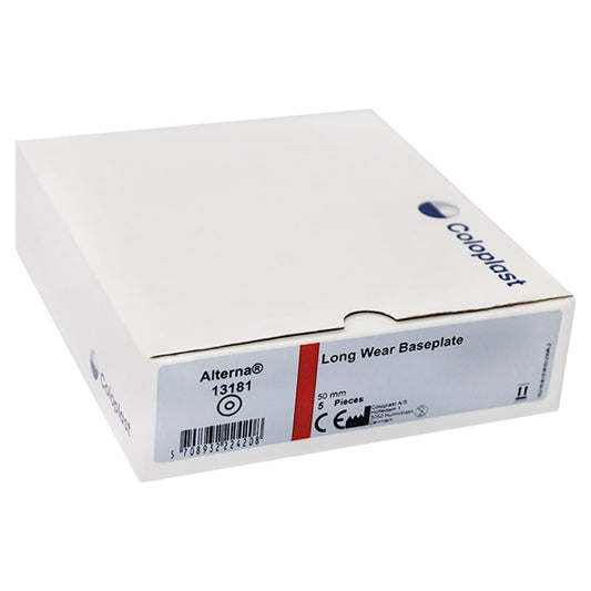 Coloplast Alterna Long Wear Base Plate (50mm) Pack Of 5  .  فلانشة 50 مم ( Coloplast ) ( 5 قطع في العبوة )