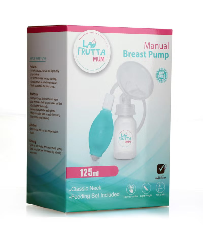 (La Frutta) - شفاط لبن يدوي 125 مل Manual Breast Pump