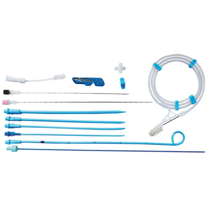 طقم قسطرة نفروستومي عن طريق الجلد ( percutaneous nephrostomy catheter kit ) نفروستومي