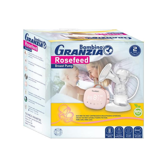 Rosefeed electric breast milk pump (Granzia).