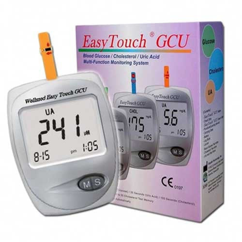 ايزي تاتش 3 في 1 وحدة GCU جلوكوز الدم