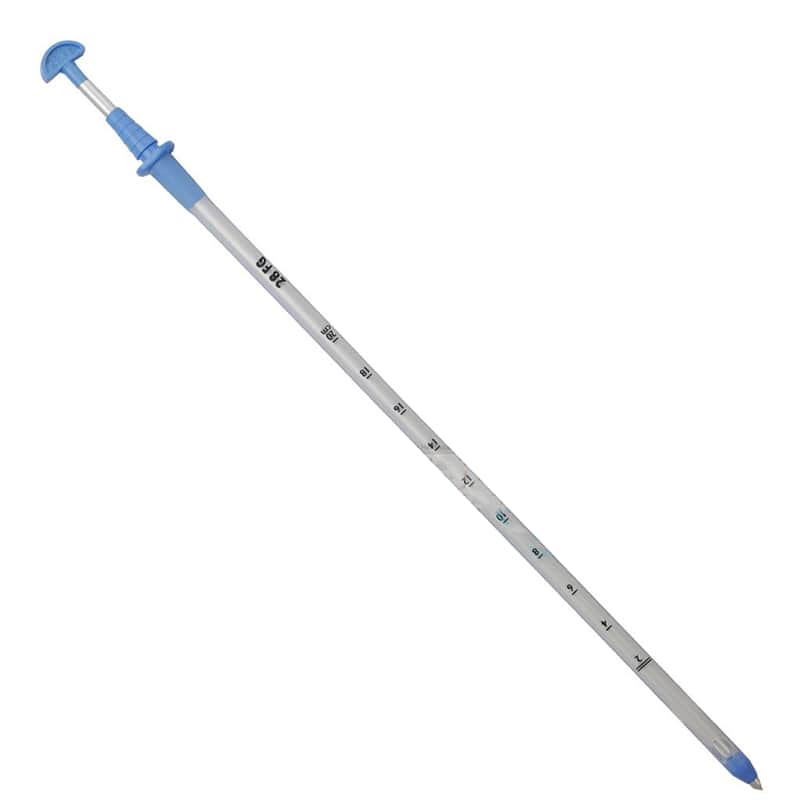انبوبة شق صدر بمدعم straight chest tube with trocar