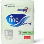 حفاضة فاين كير لارج 30 قطعة
