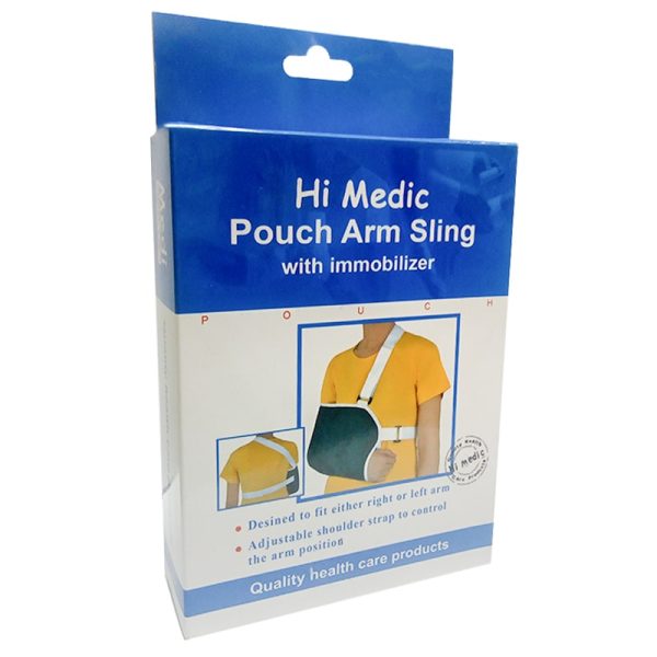 POUSH ARM SLING WITH IMMOBILIZER ( HI MEDIC )