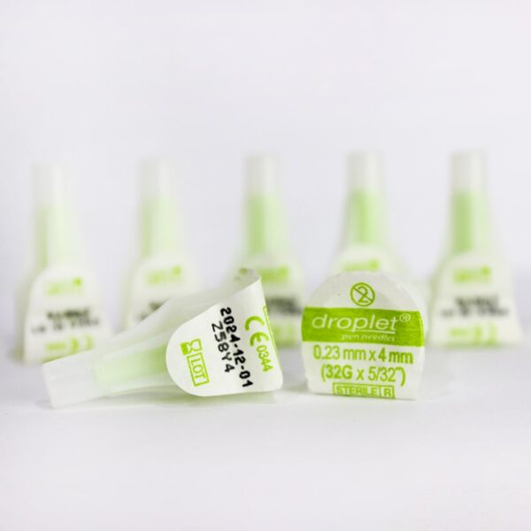 DROPLET PEN NEEDLES 31G 5MM 100 pcs Qasr Elteb