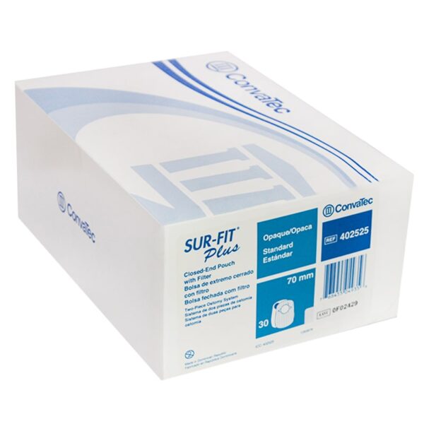 SUR-FIT Natura® Two-Piece Closed-End Pouch 70mm