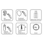 ⁦ترمومتر ديجيتال عن بعد ( NON CONTACT NC-7 ) (GRANZIA)⁩ - الصورة ⁦5⁩