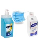 استريليم بايو 1 لتر + كحول رابيدو 1 لتر + ( ماس) ماسك استيك صينى مستورد 50 قعطة