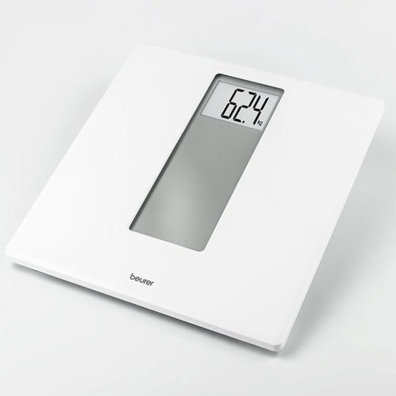 Beurer PS160 Acrylic Electronic Bathroom Scales with Extra Large Display 