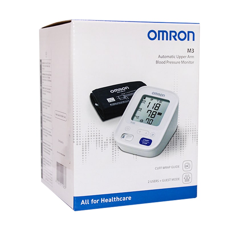 Omron M3 with color indicator of hypertension blood pressure