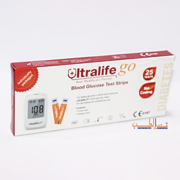 blood glucose test strips UltraLife ( 25 tests )